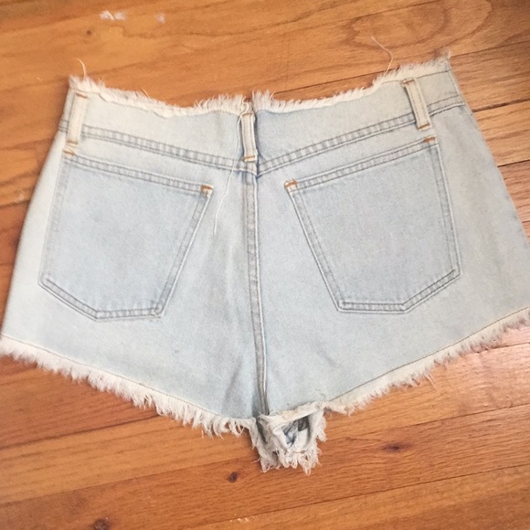 Vintage cut off Jean shorts used - Picture 2 of 5